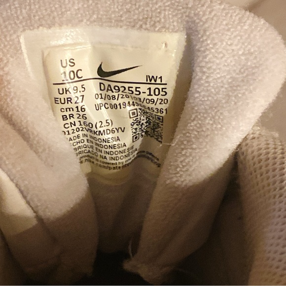 Nike Air More Uptempo Bulls 2020 TD Shoes Sneakers DA9255-105 Toddler Size 10C - Picture 4 of 4